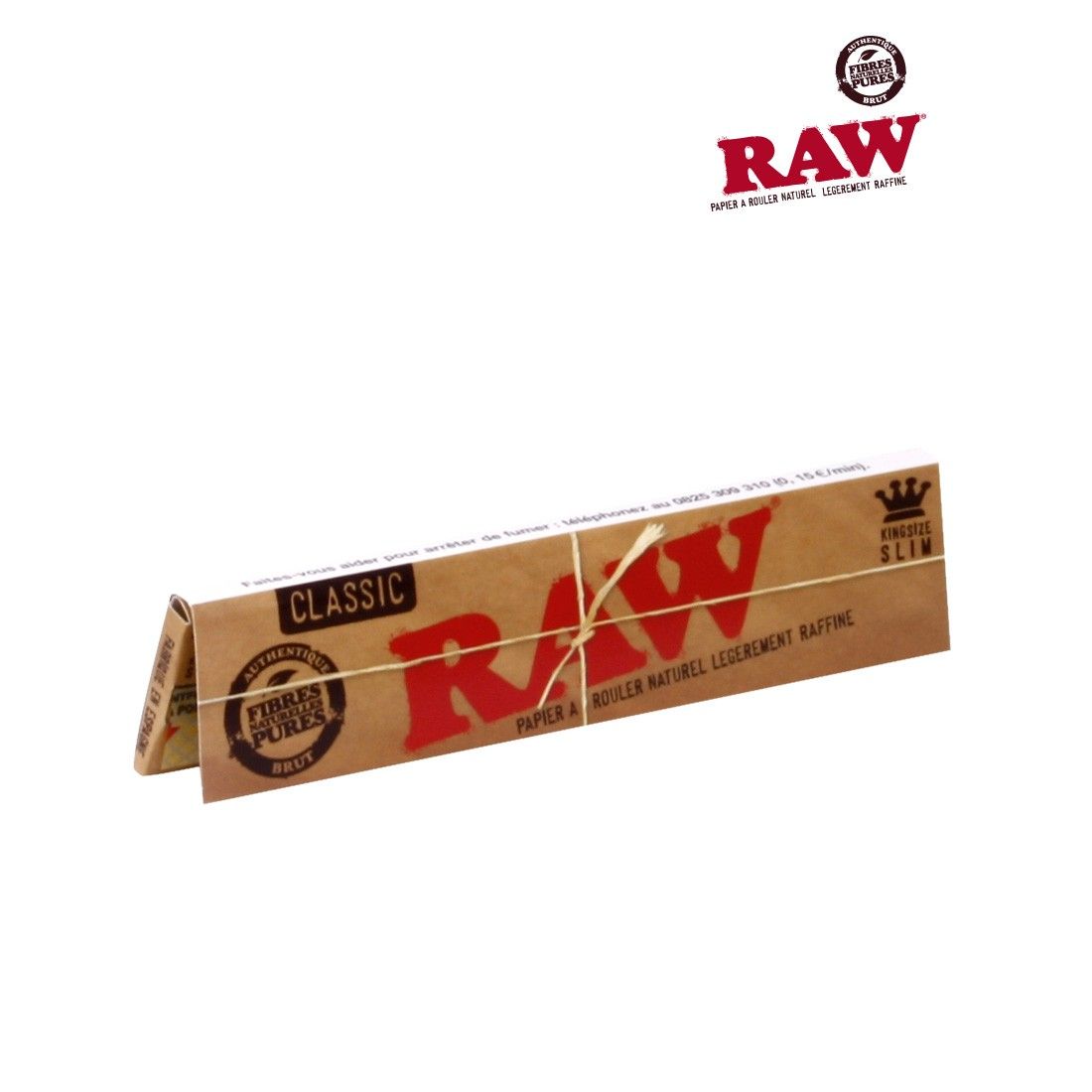 Raw feuilles a rouler non blanchies, grand format
