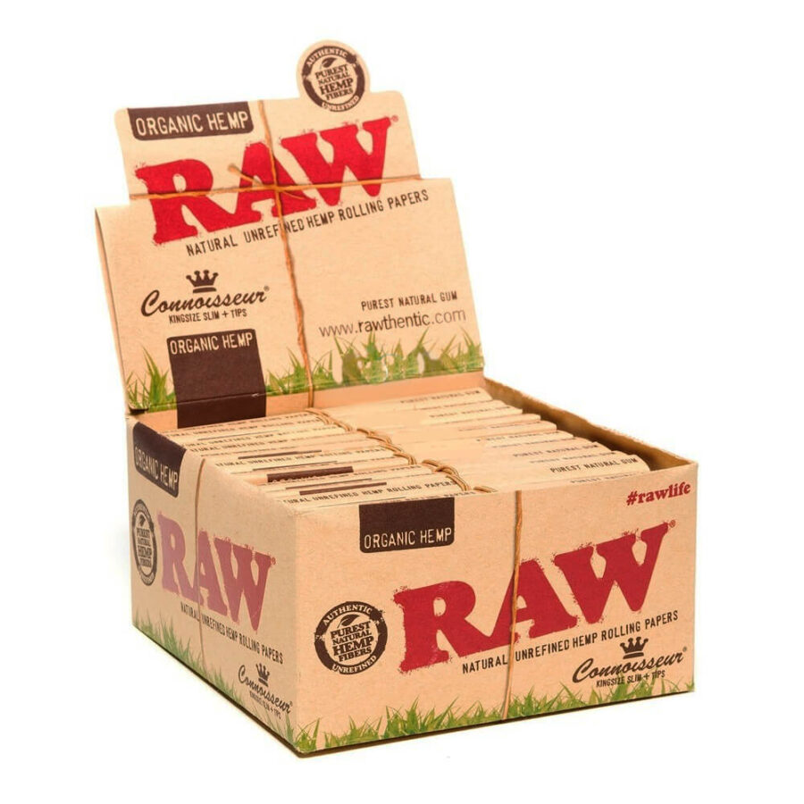 RAW organique chanvre King Size Slim + cartons