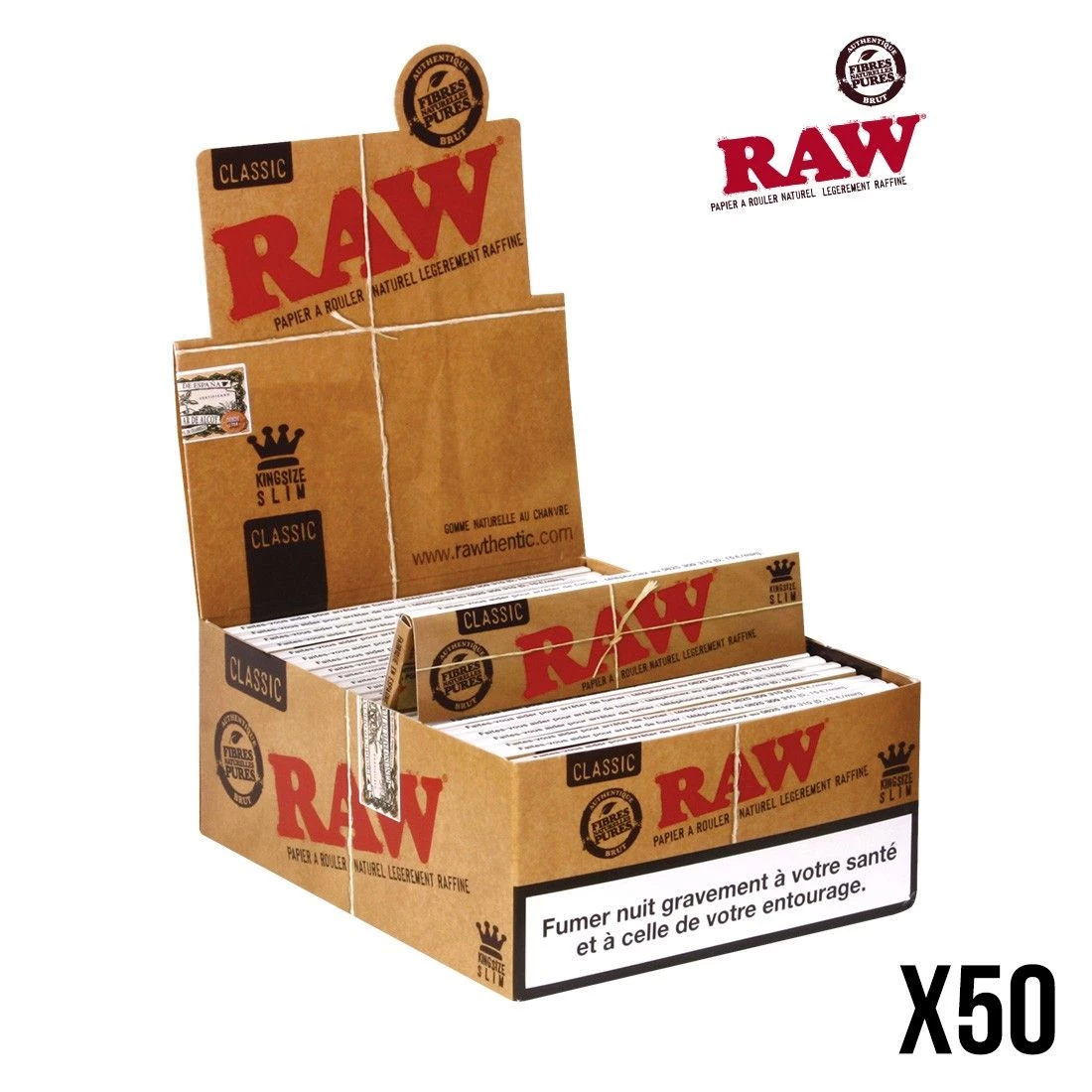 FEUILLES A ROULER RAW KS SLIM